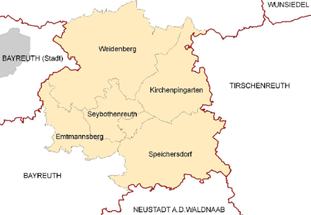 Karte ILE Frankenpfalz